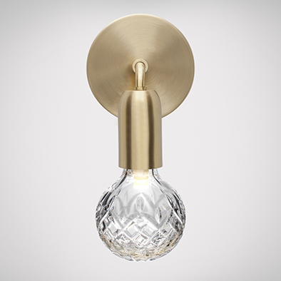 771LB00018 CLEAR CRYSTAL BULB WALL LIGHT | 株式会社YAMAGIWA